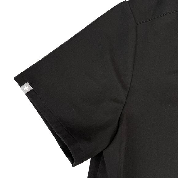 FIGS Casma Three-Pocket Scrub Top Size Large Black - Picture 6 of 8